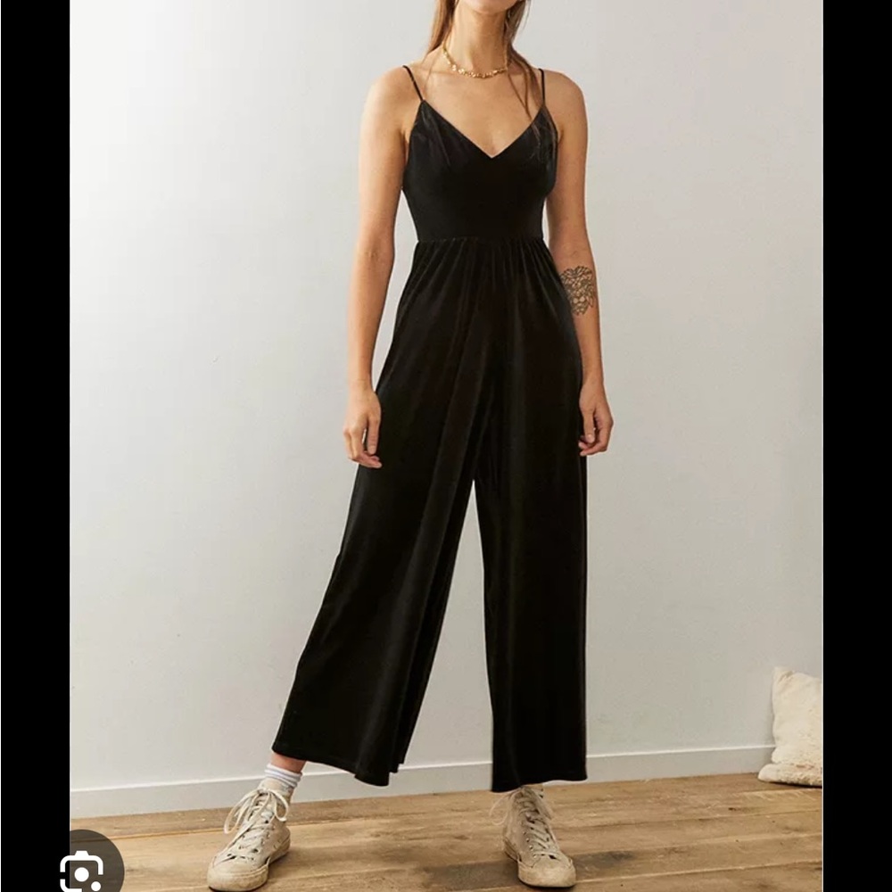 urban outfitters black jumpsuit nwot